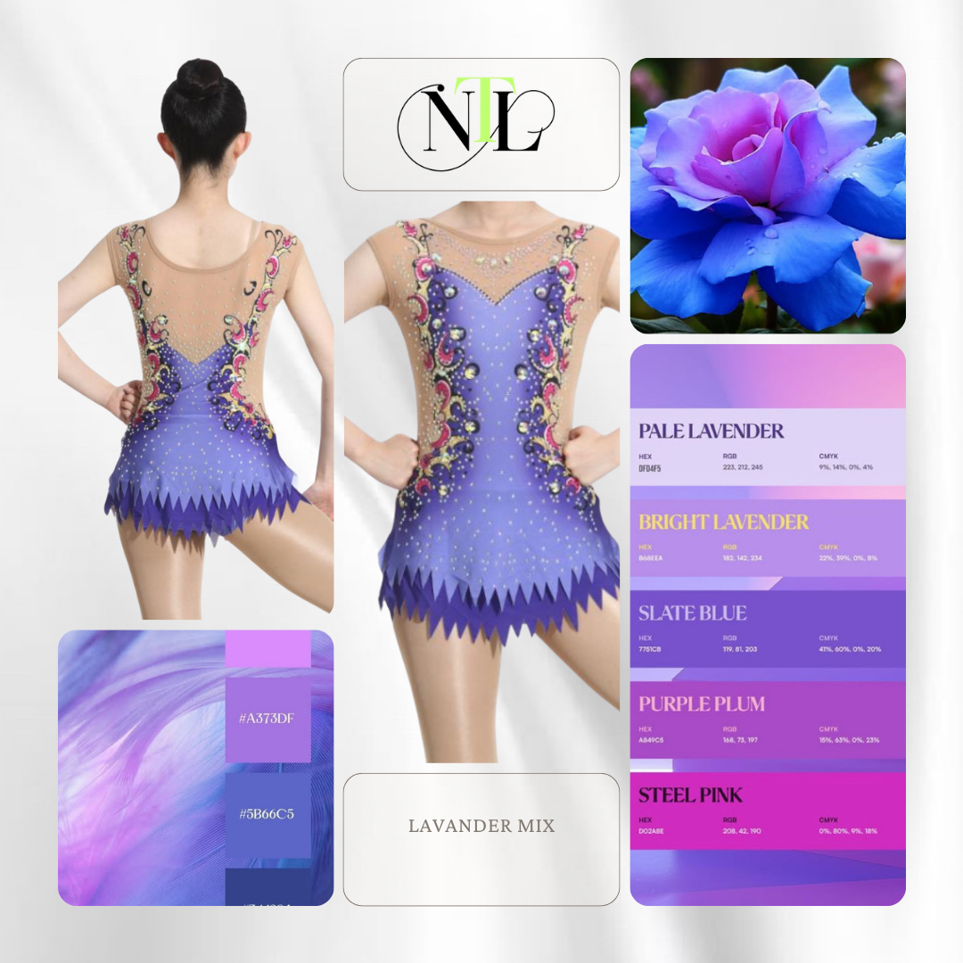 Lavender repunzel mix leotard