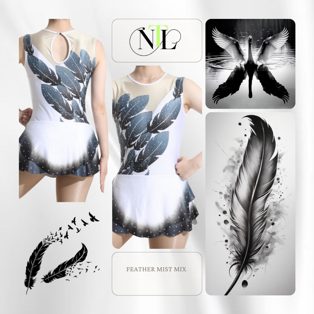 Black swan detail leotard