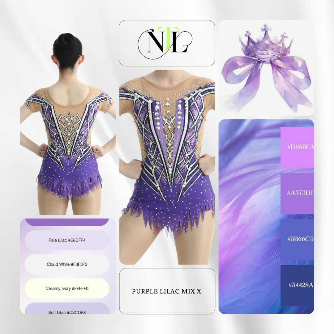 Purple to lilac stone mix