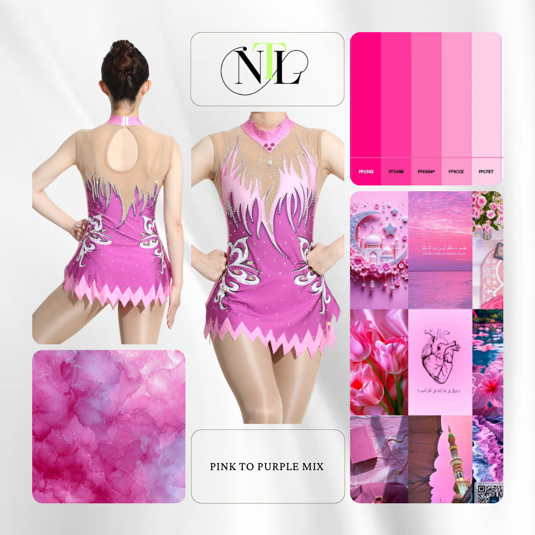 Pink to purple vibe mix