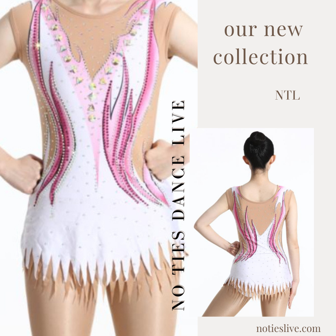 Diamond pink mix leotard
