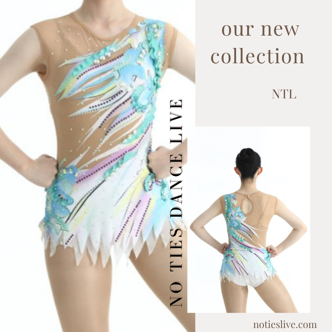 Feather soft pastel mix leotard