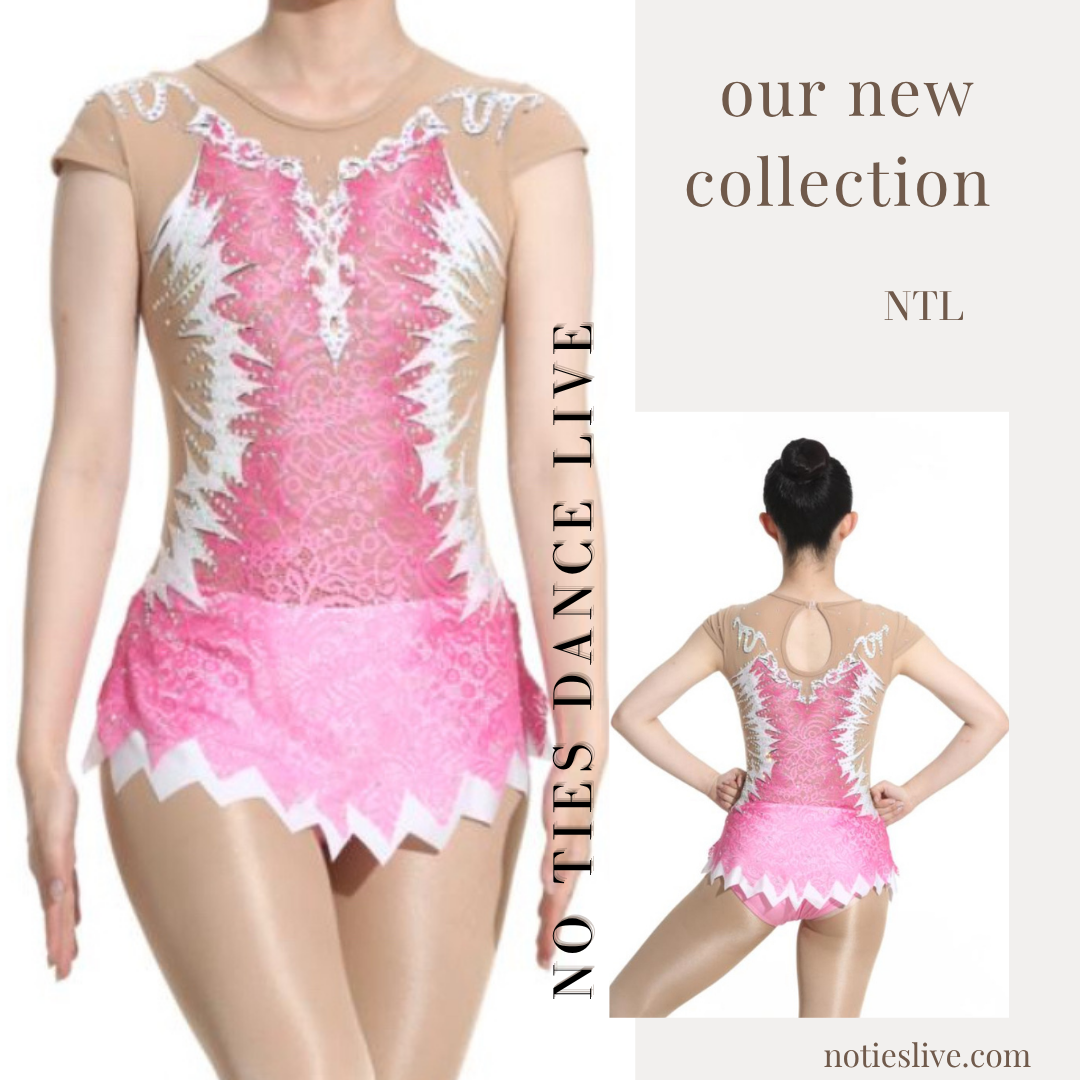Pink diamond mix leotard