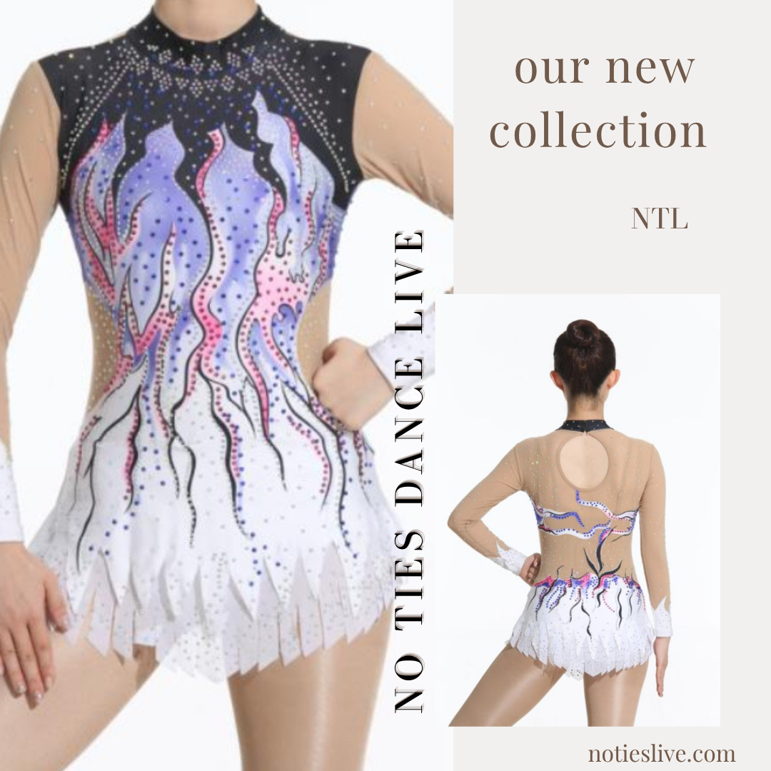 Lack dream mix detail leotard