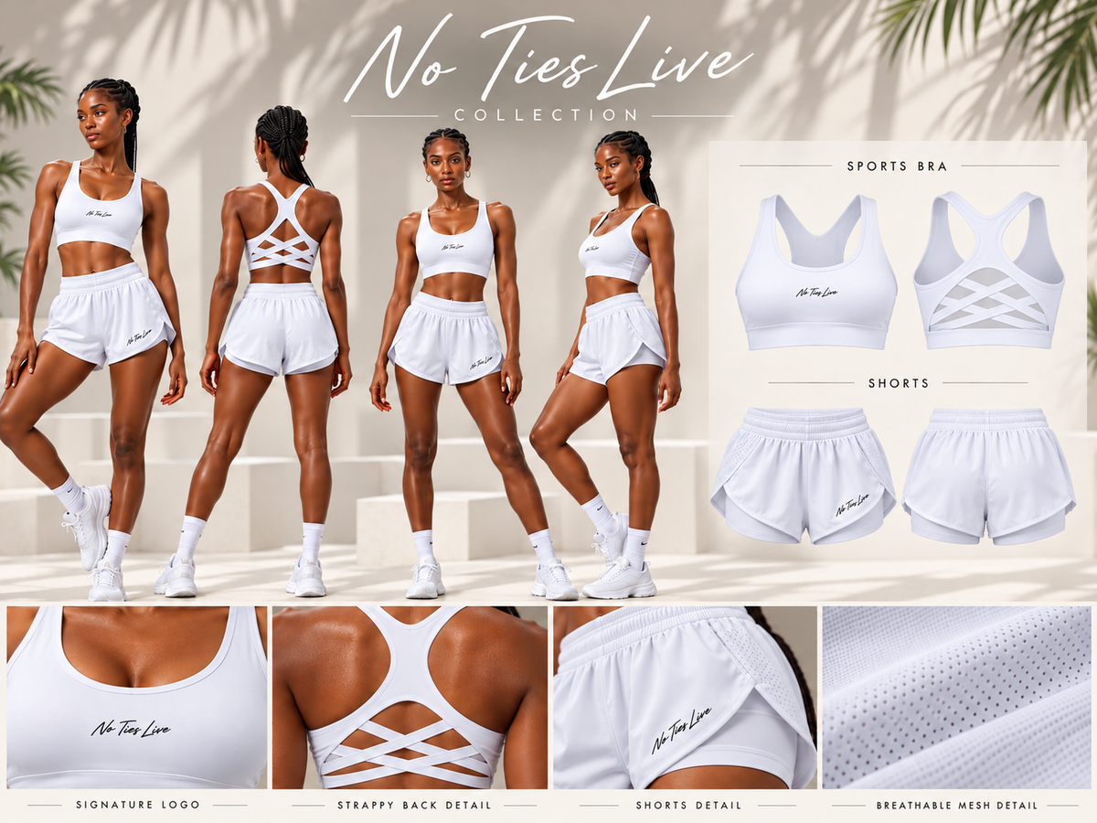 Layer shorts with strappy back vest