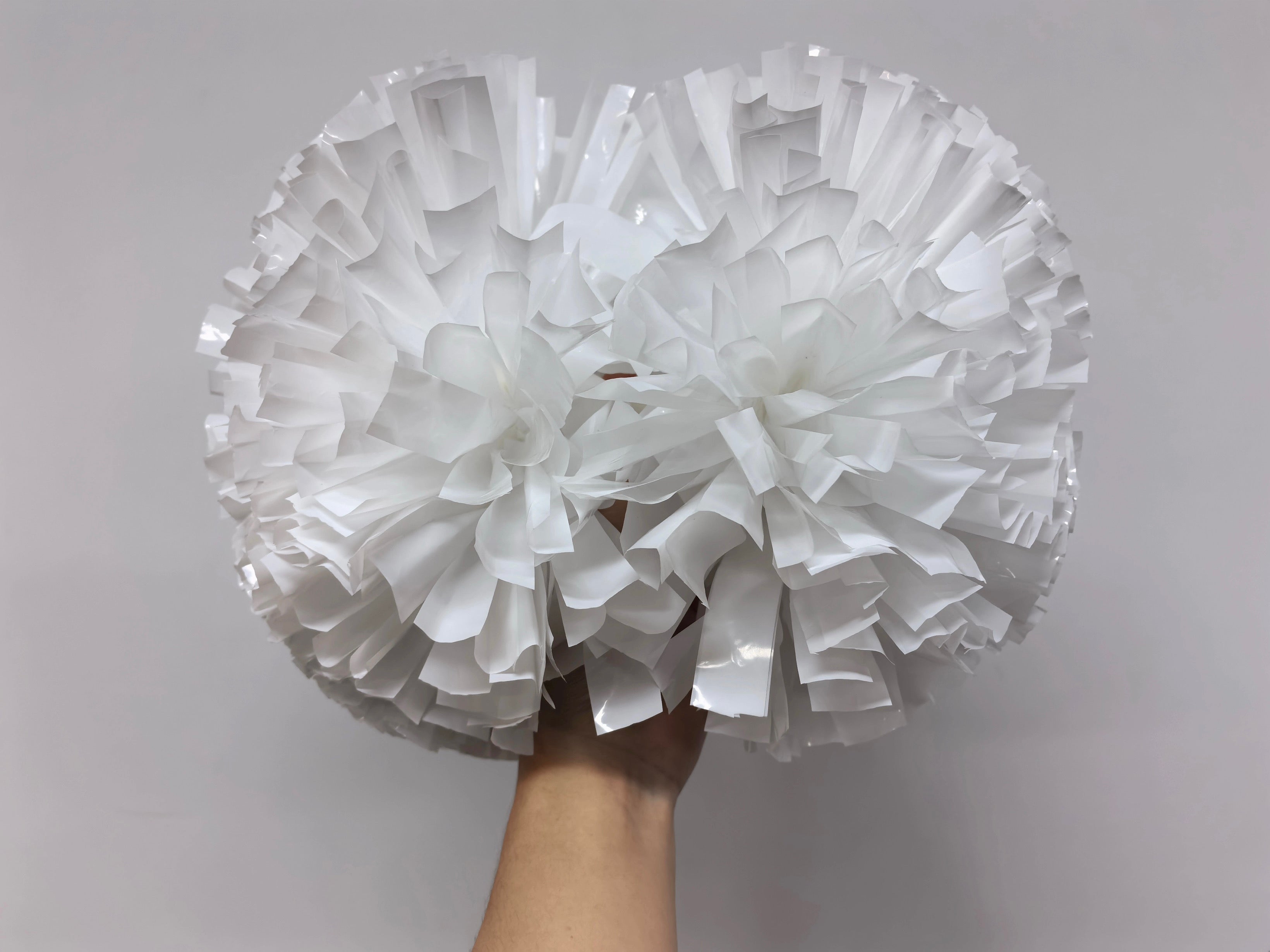 Fluffy White & hologram mix