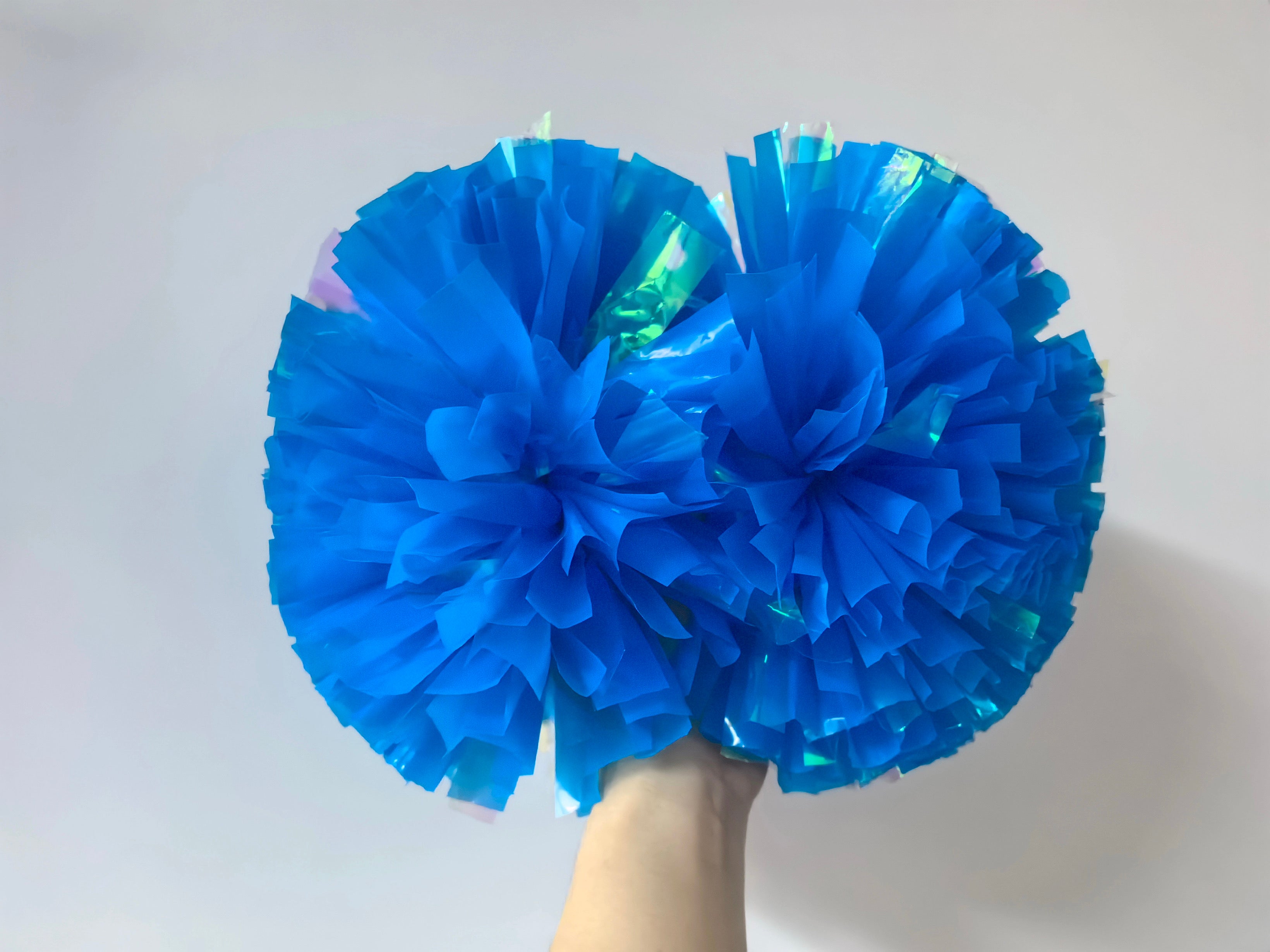 Fluffy electric blue Pom
