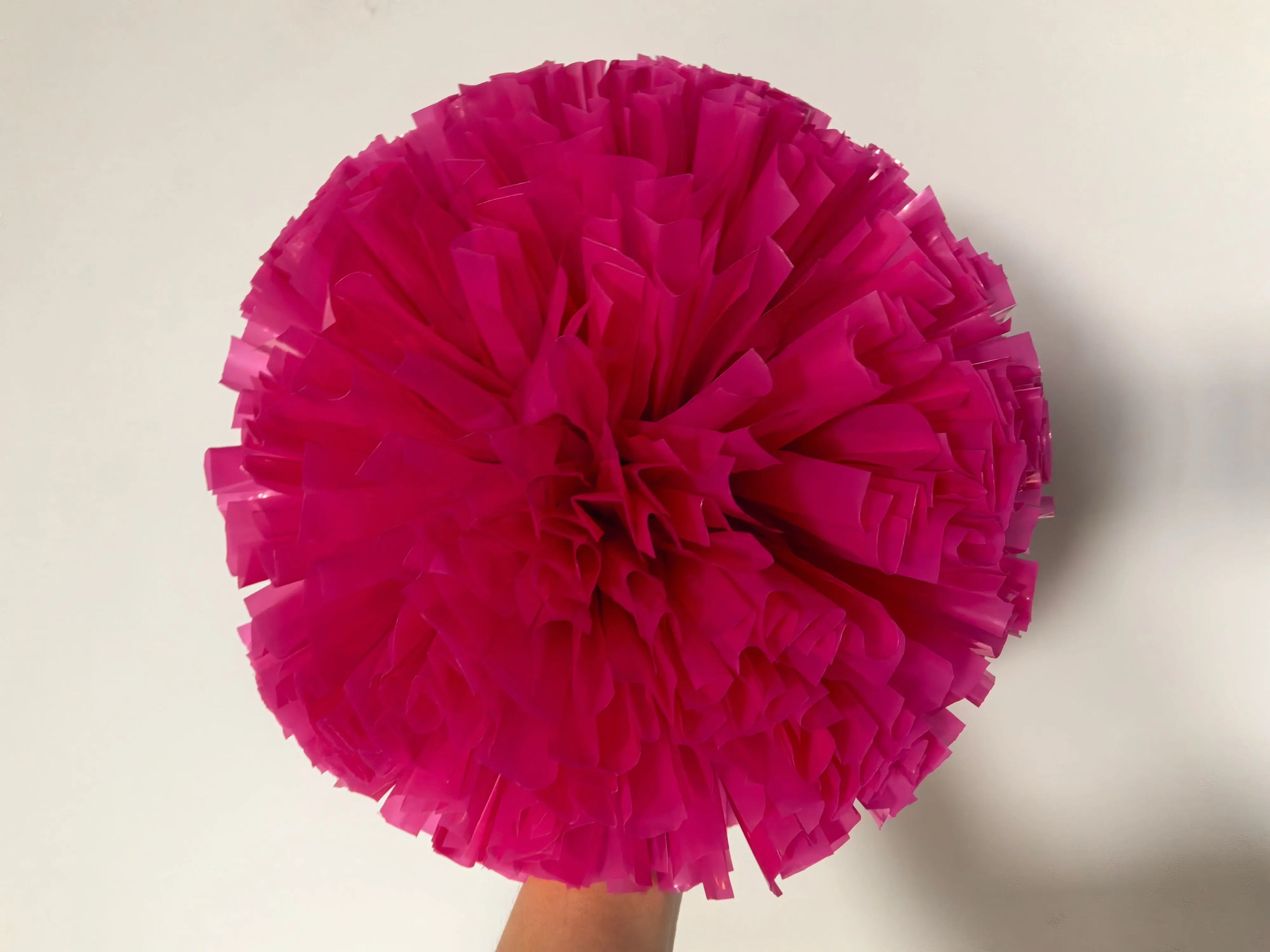 Fluffy Ruby red Pom Pom