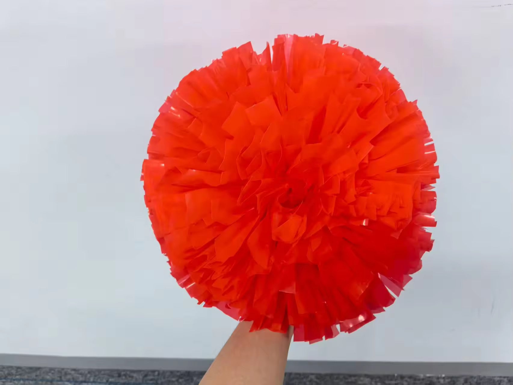 Rich red fluffy Pom Pom