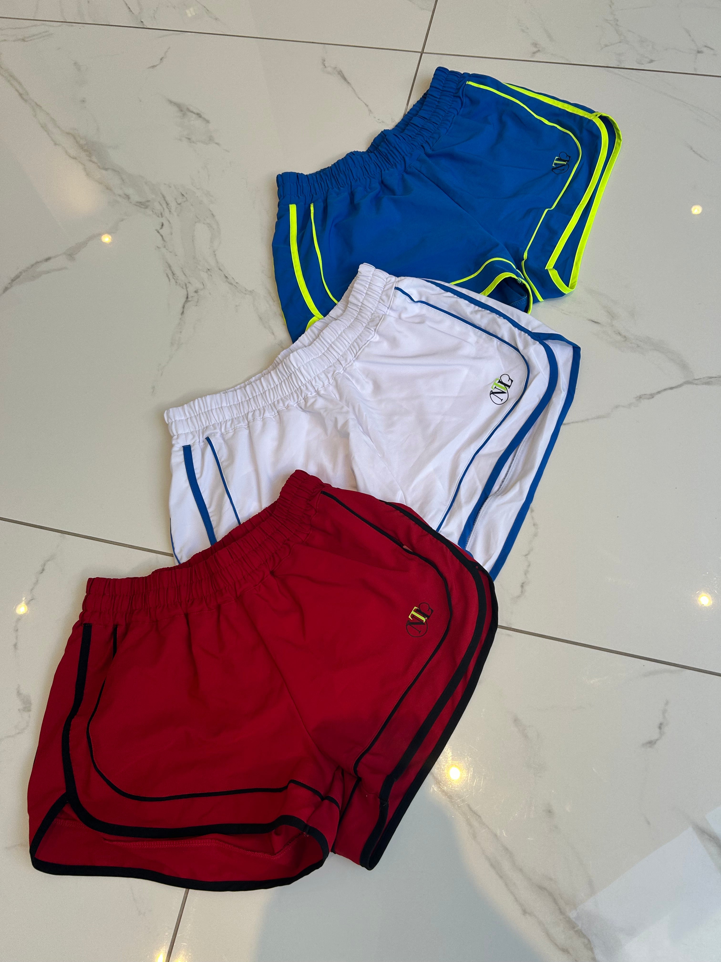 Yoga shorts with side pocket