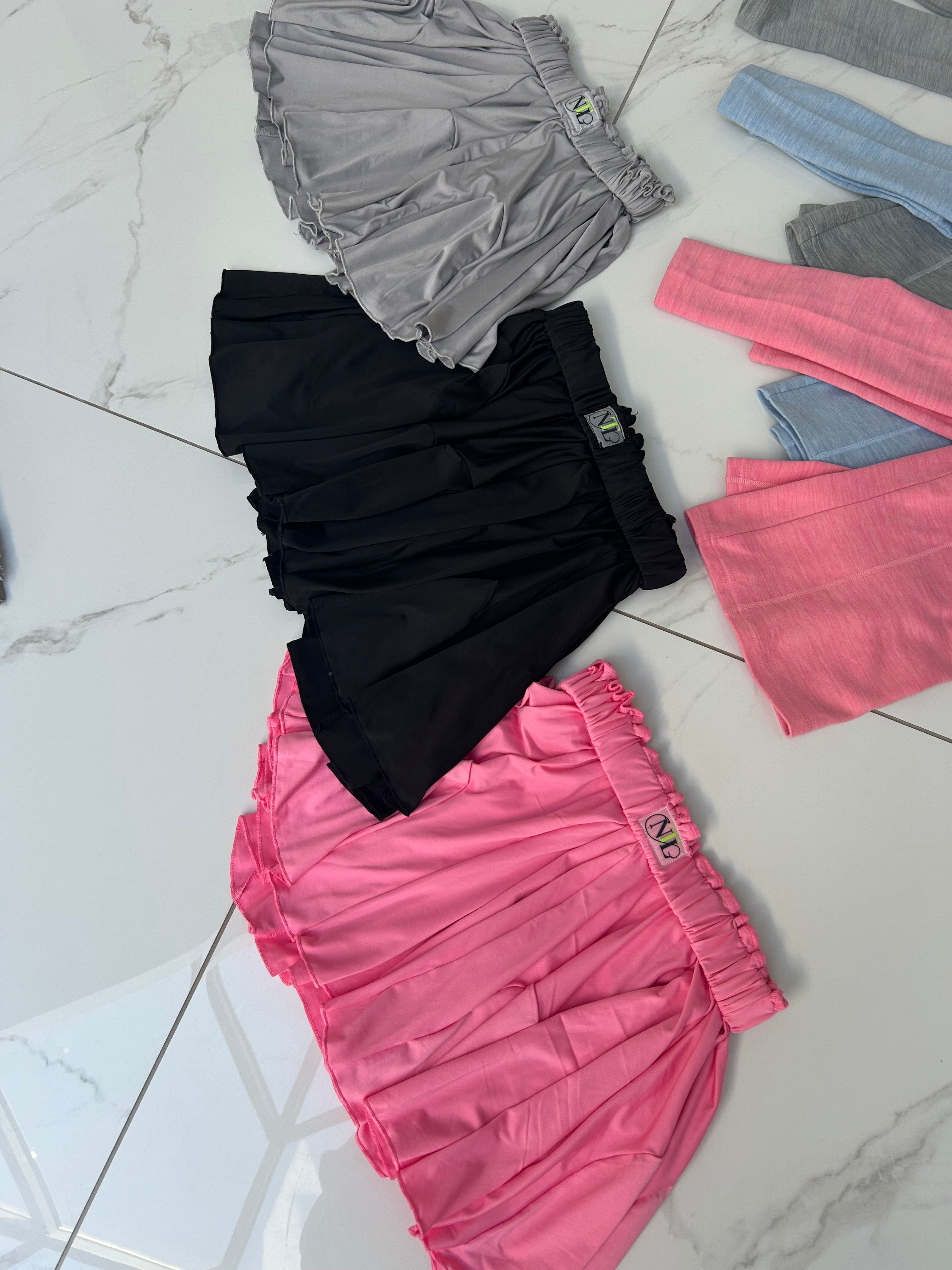 Full flare detail skirt set
