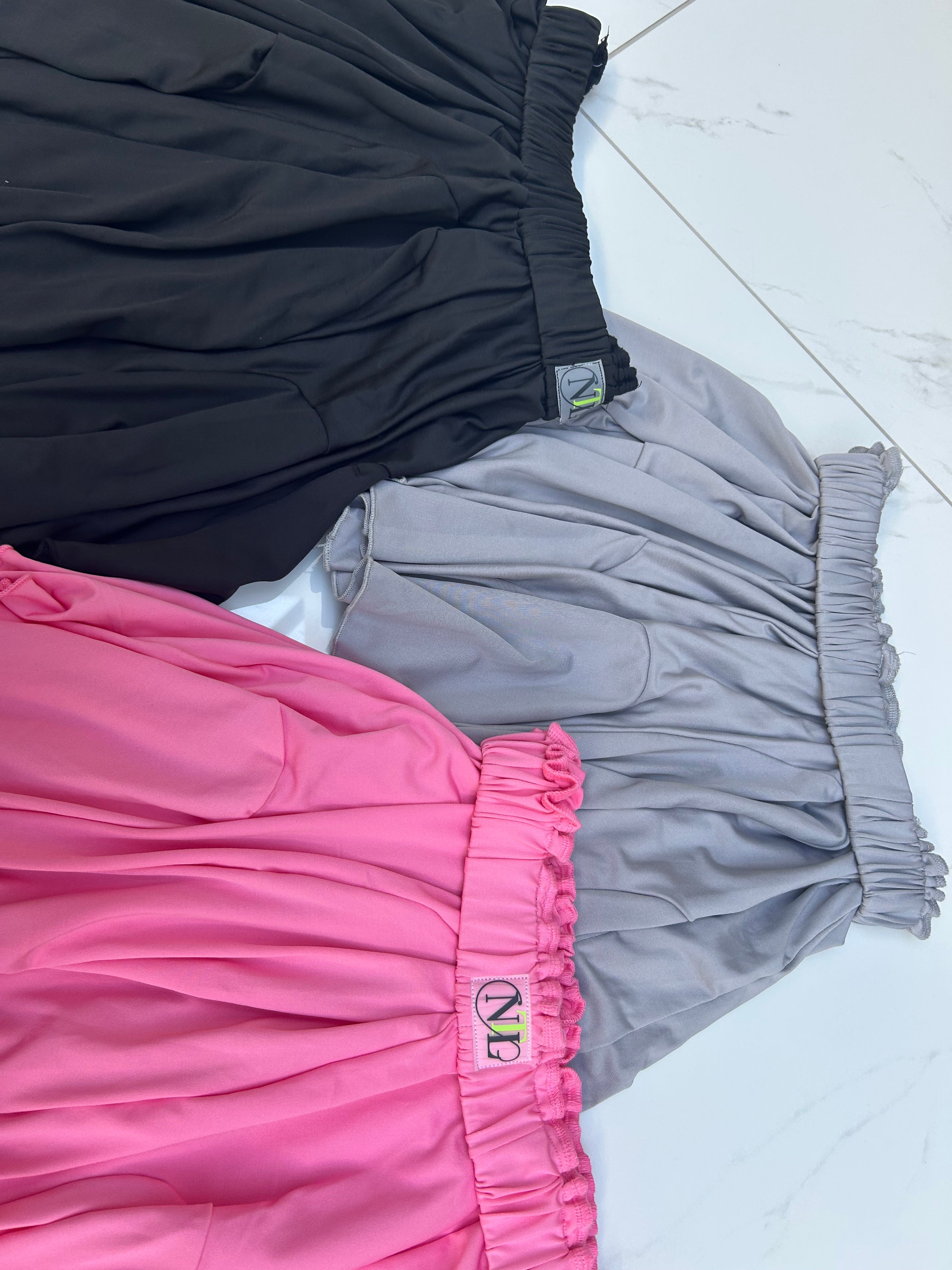 Full flare detail skirt set