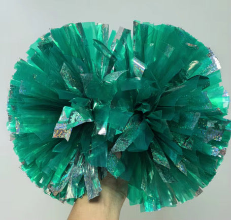 Turquoise metallic Pom Pom