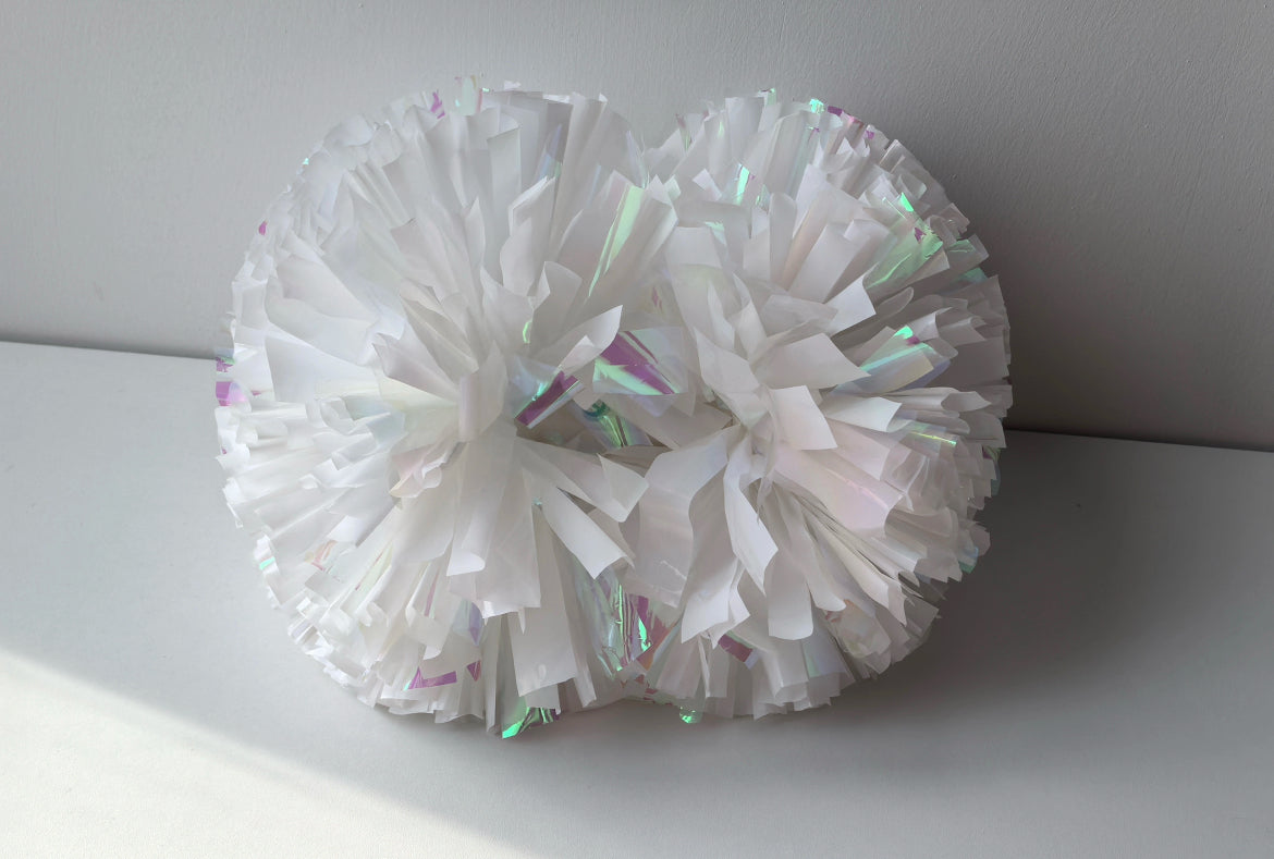 Fluffy White & hologram mix