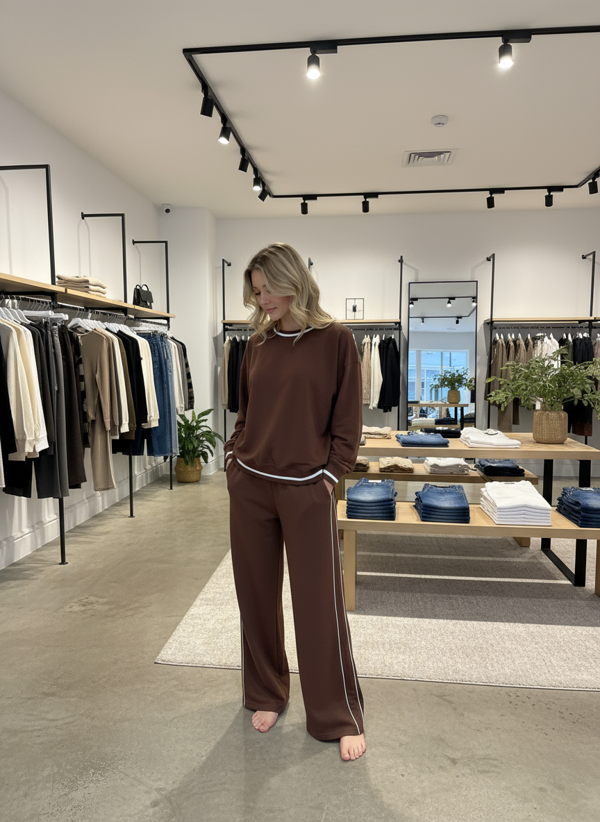 White Seam detailed jumper