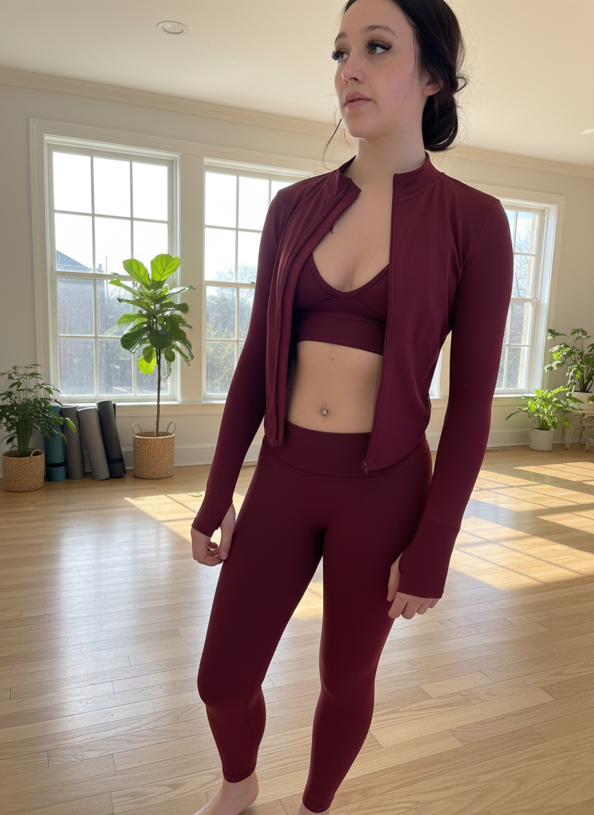 Stretched rib jacket