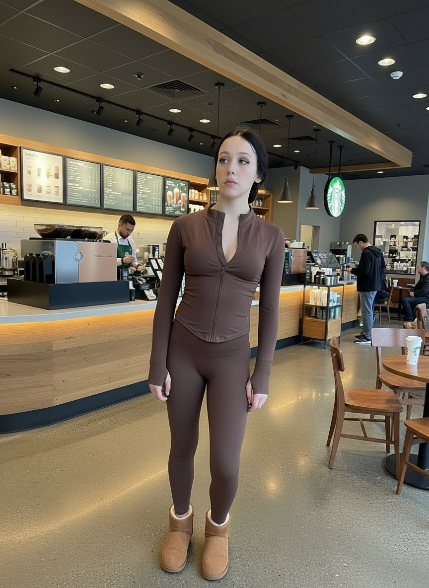 Scrunch bum, low back leggings