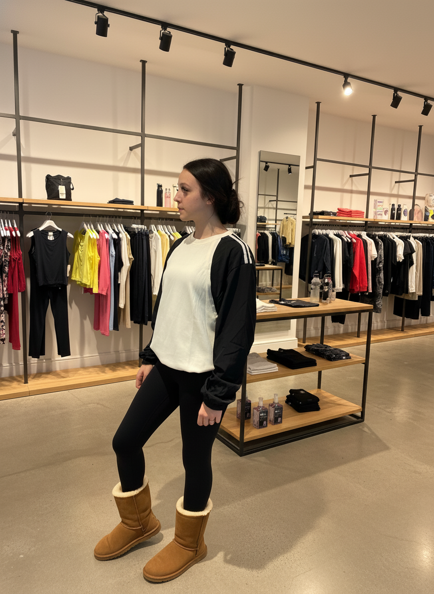 Gathered wind breaker sleeves jumper