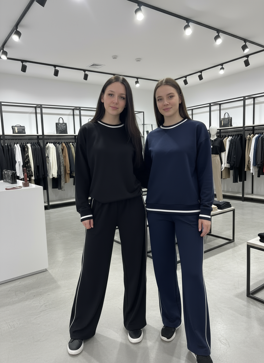 White Seam detailed jumper