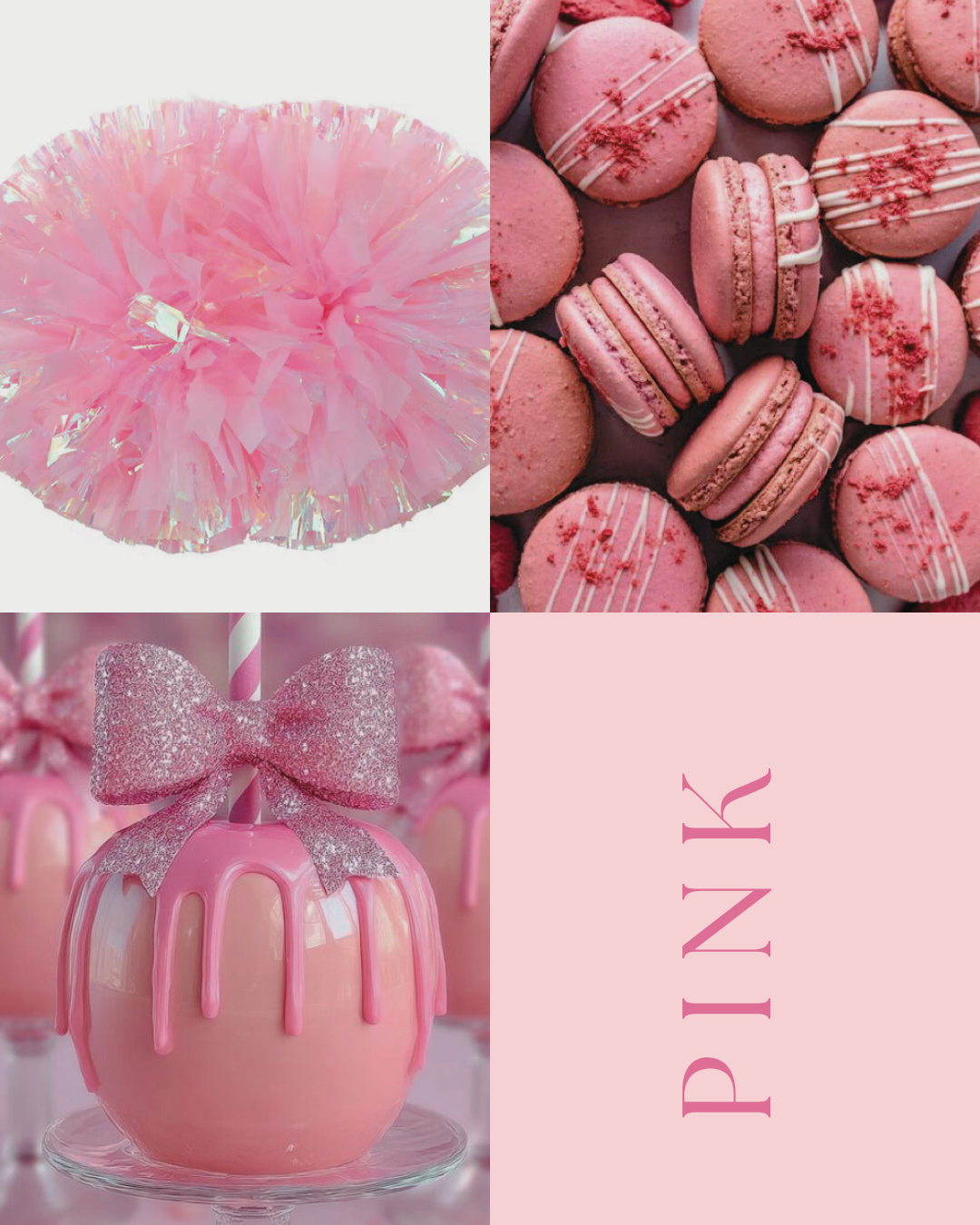 Fluffy soft pink mix