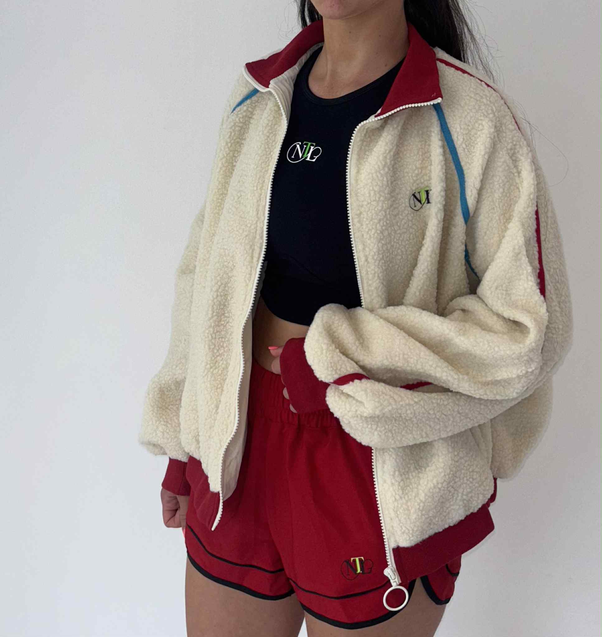 Varsities colour pop fleece