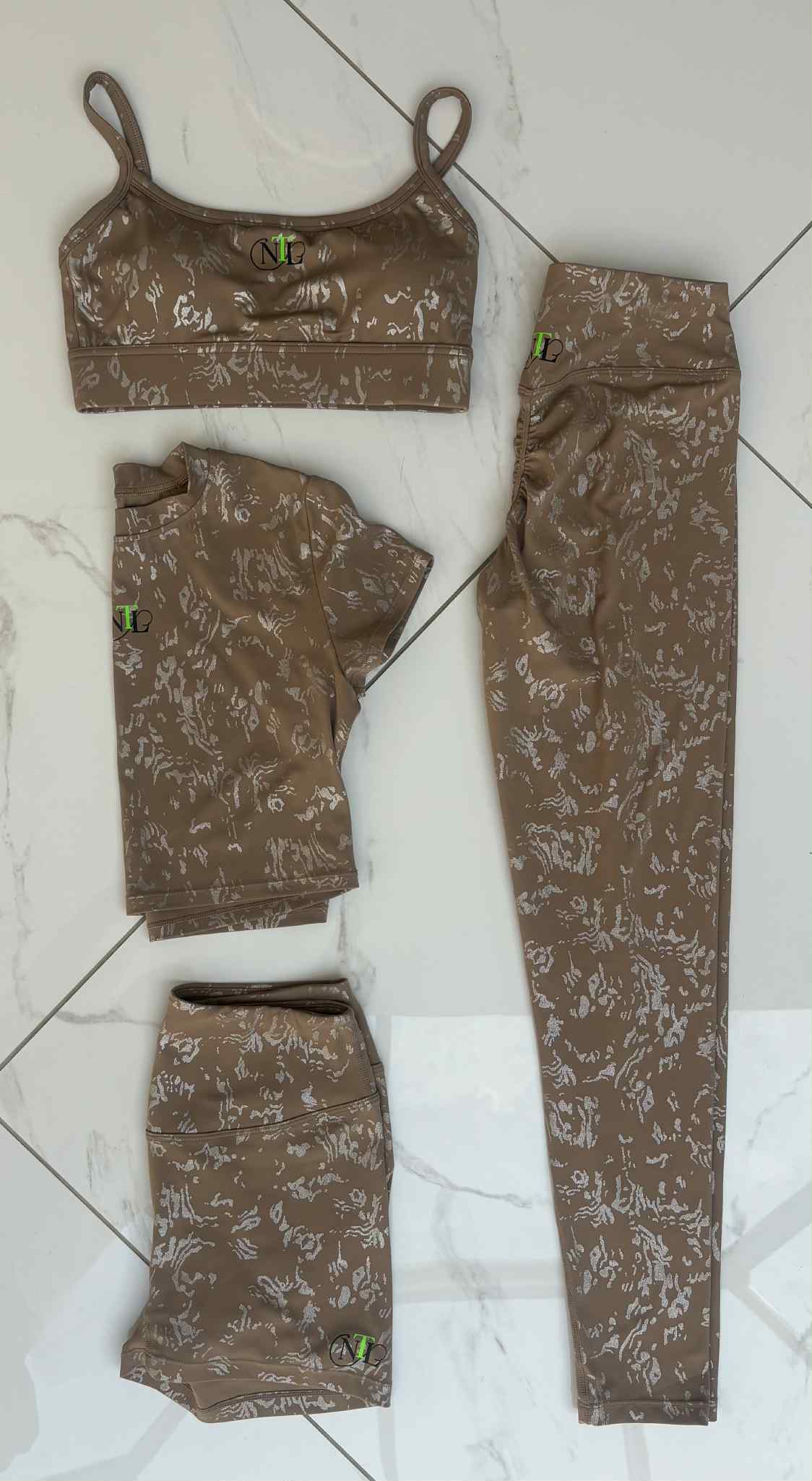Embossed butter soft shorts