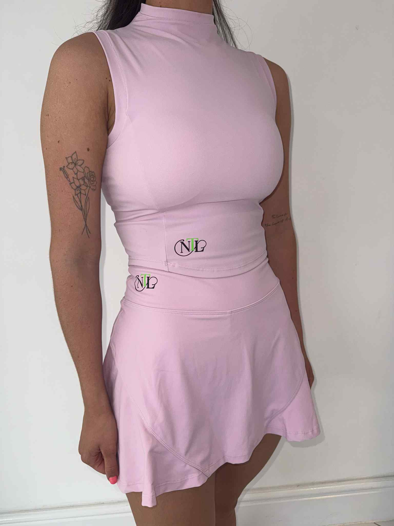 High neck & leggings yoga set