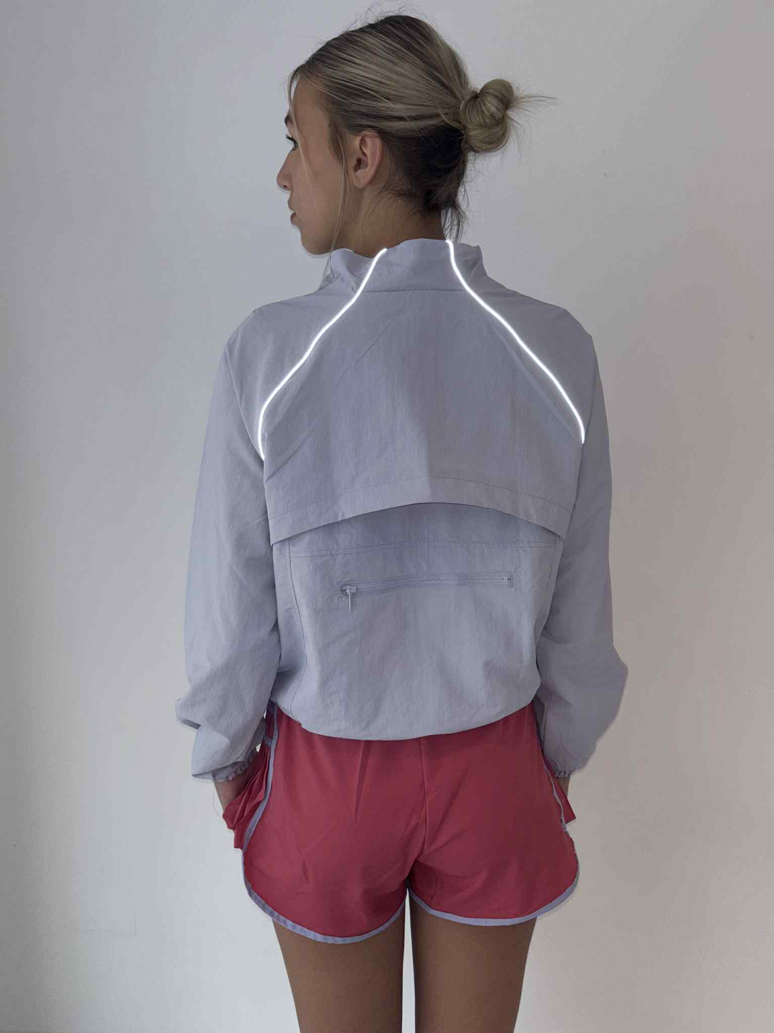 Raspberry tennis shorts