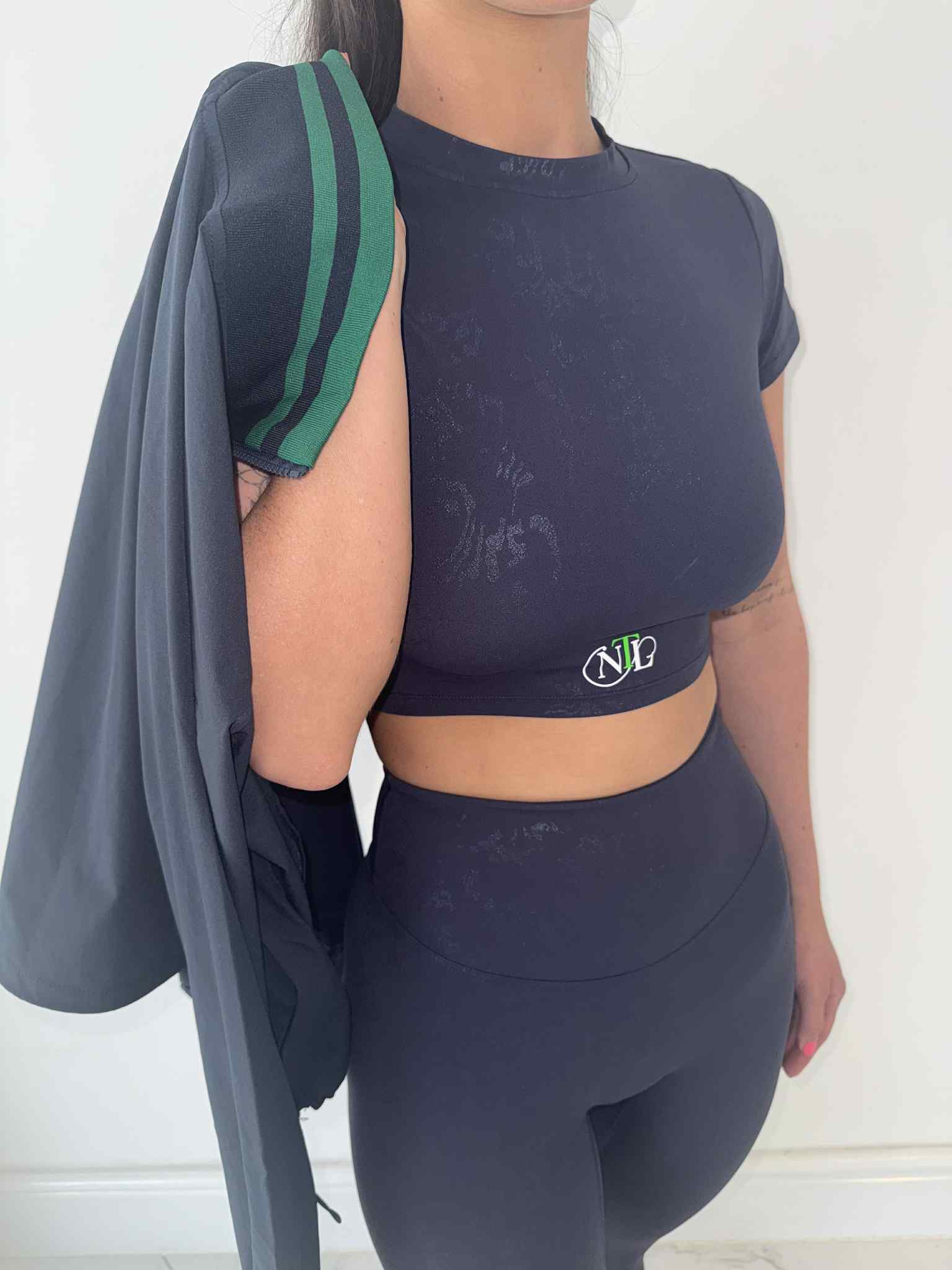 Half zip drawstring jacket