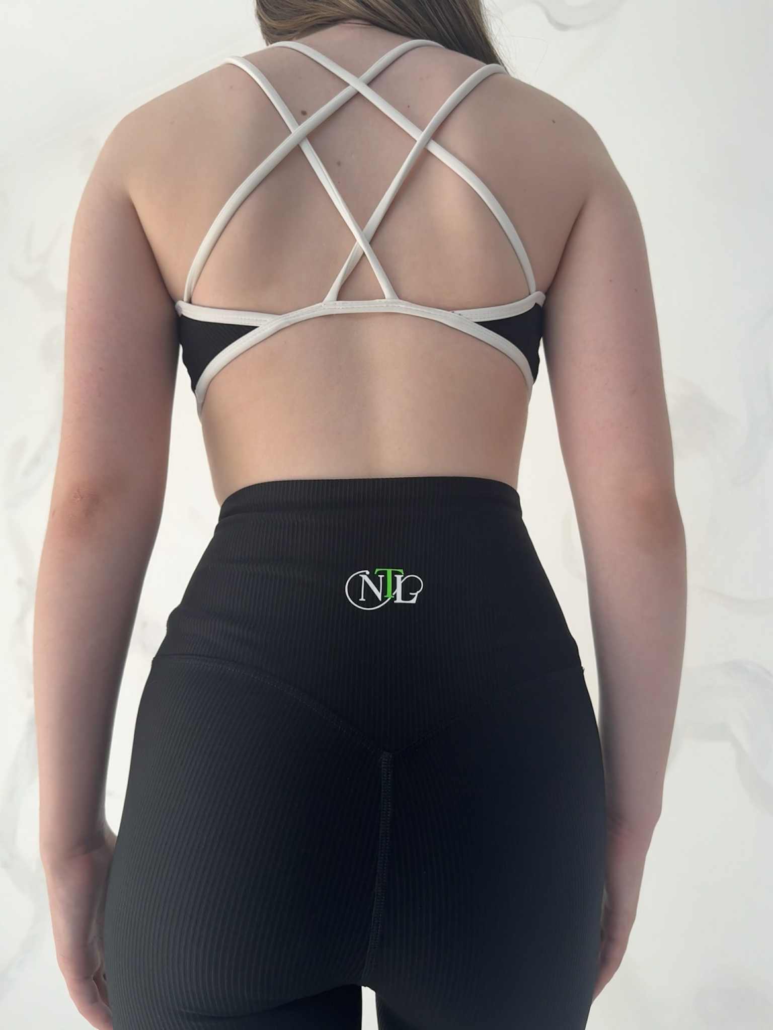 Ribbed flared style yoga set