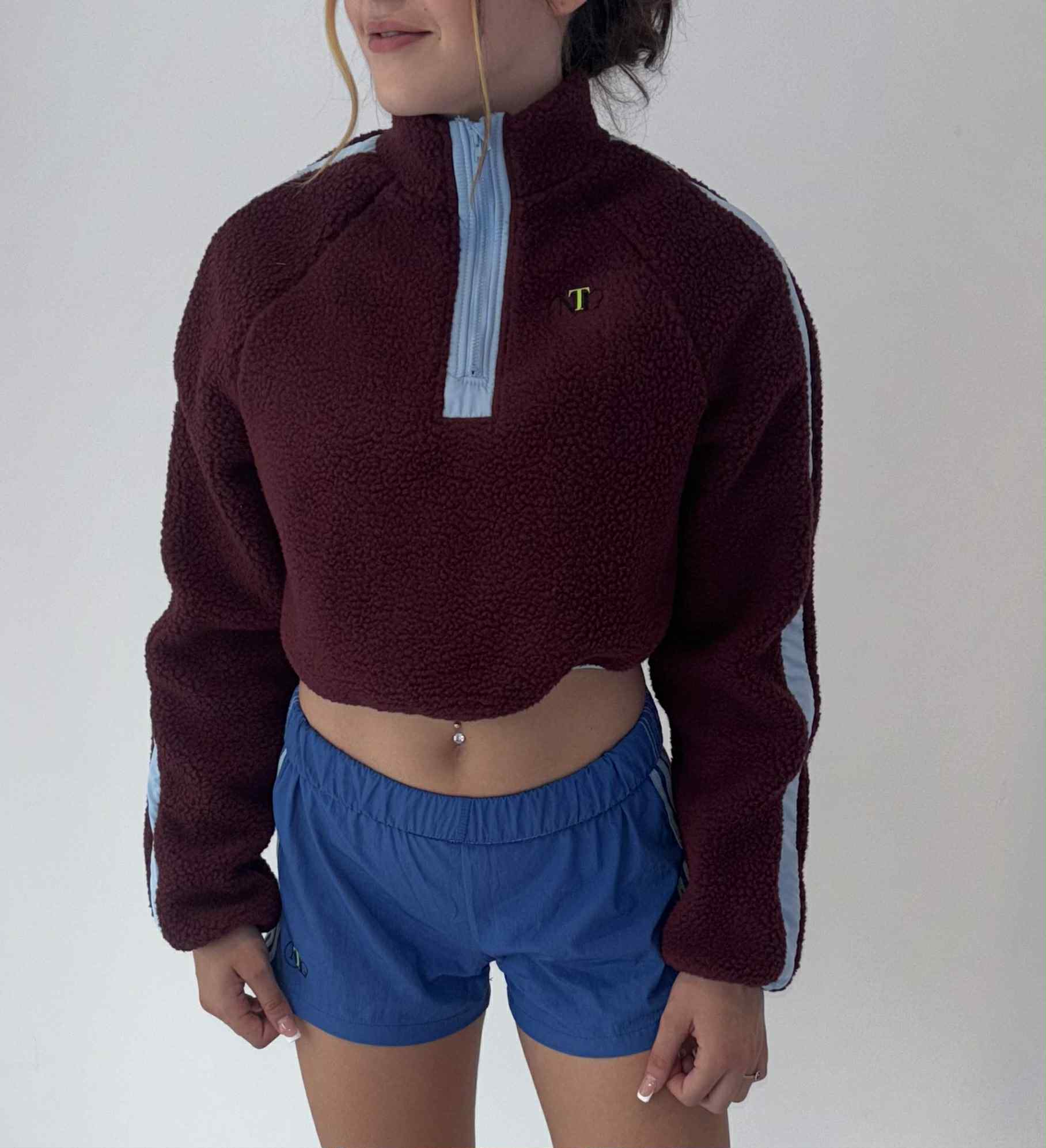 Jumper front half zip