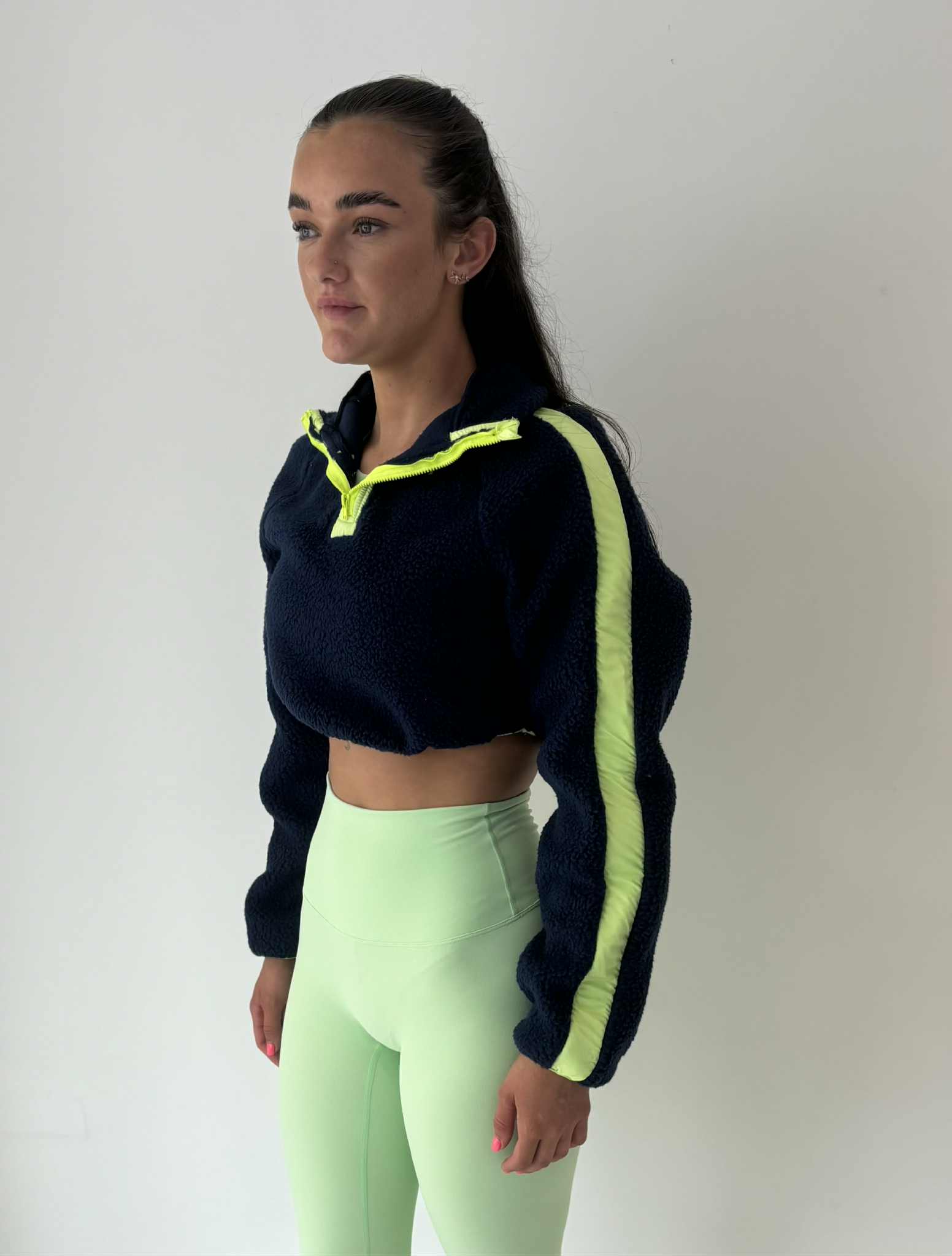 Jumper front half zip