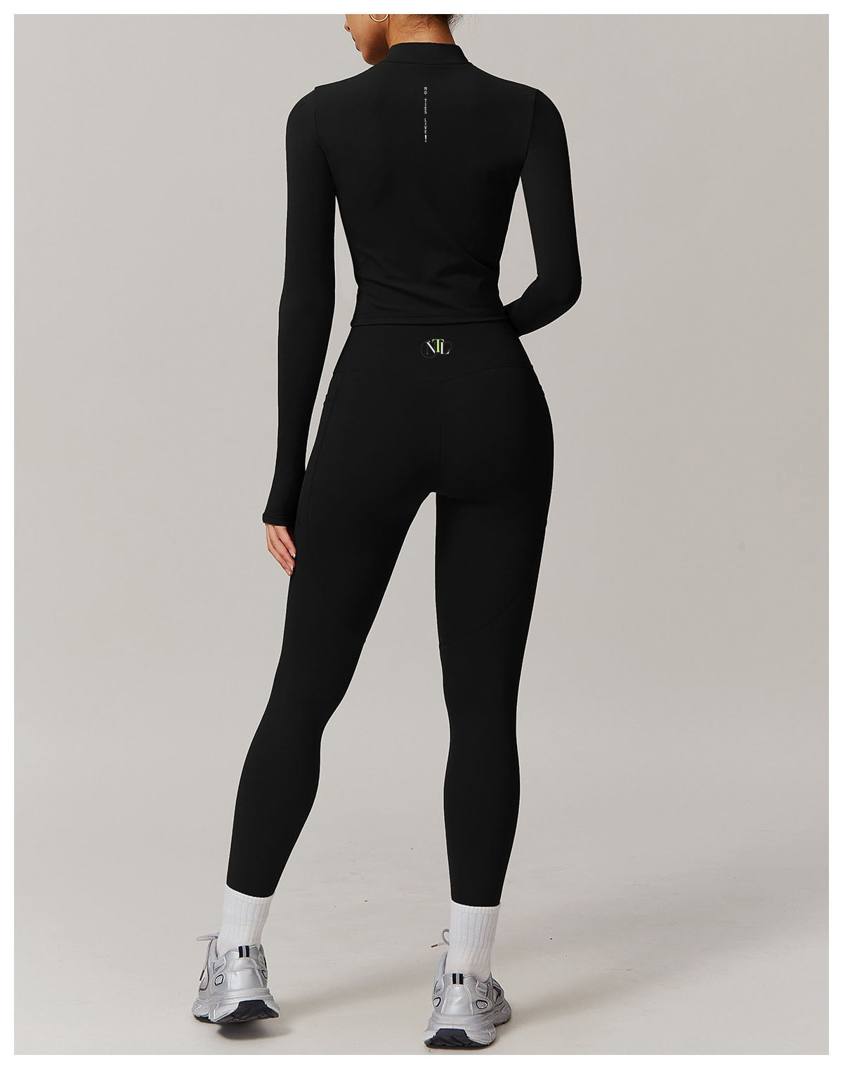 Yoga leggings sports jacket set